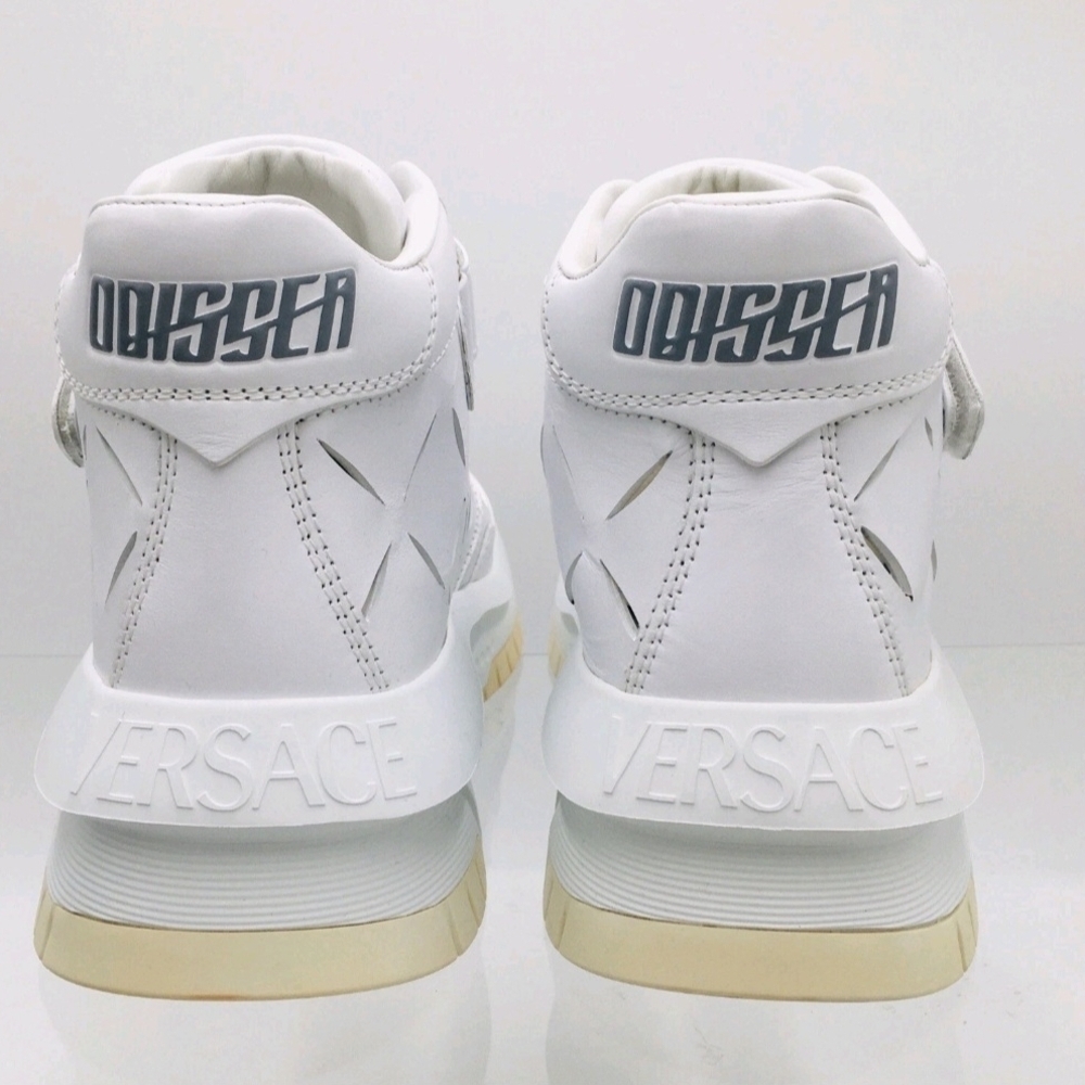 Versace Odissea Sneaker 'Cut-Out - Optical White' US Mens 11 - Picture 4 of 13